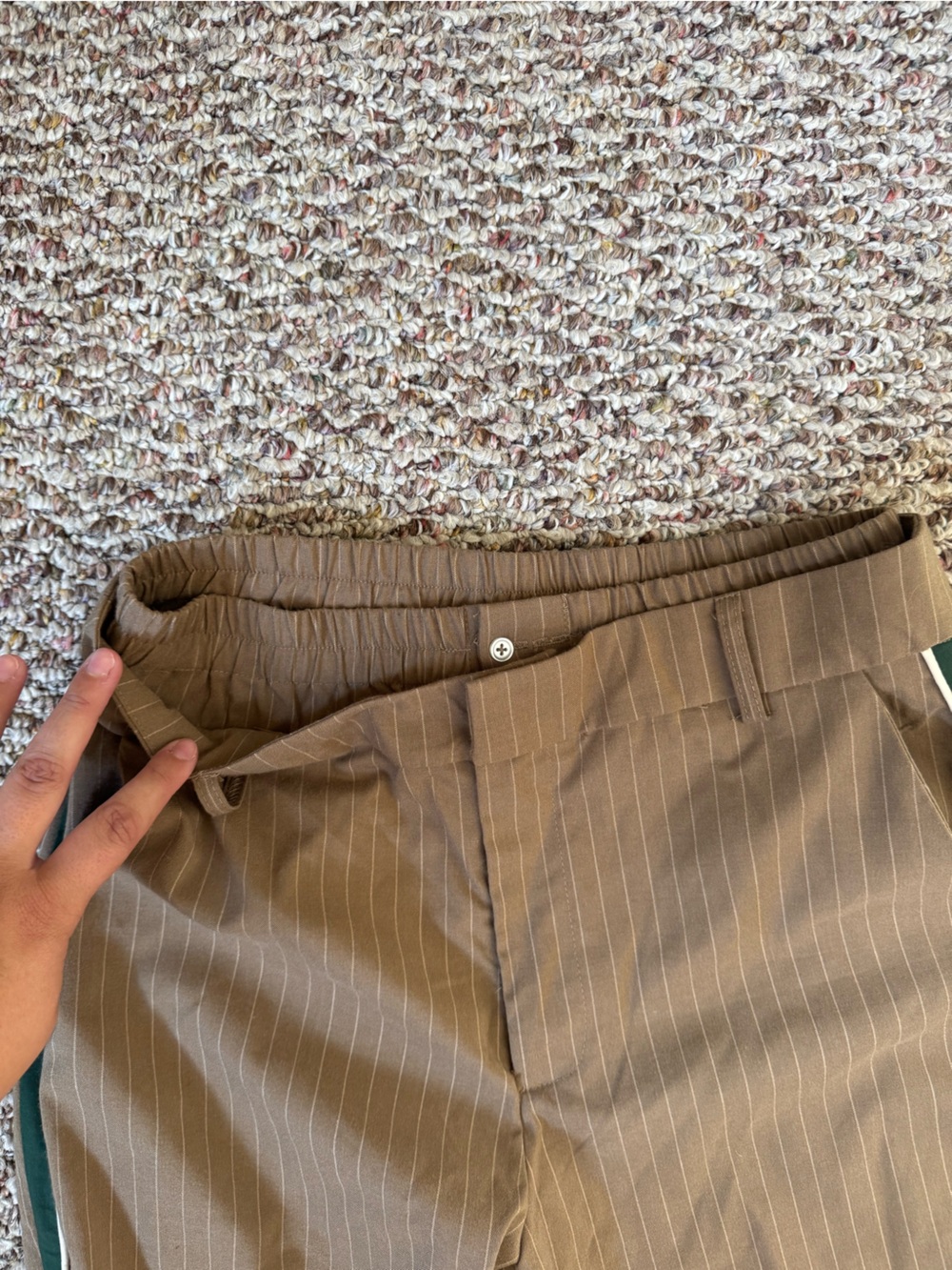 Gilded Intent pinstriped Trouser Pants size M NWT - Picture 7 of 9